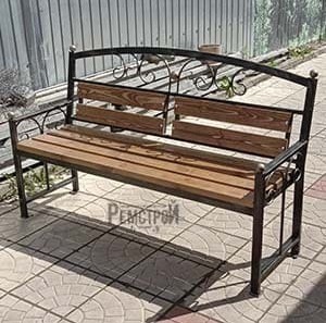 Скамейка со спинкой