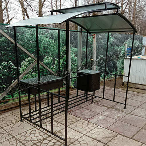 Мангал с крышей и печкой (МКП-9) Мангал с крышей и печкой (МКП-9)