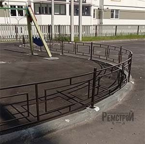 Ограждение металлическое
