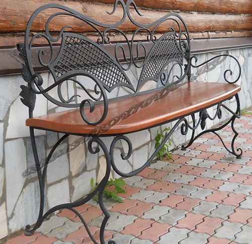 Скамейка со спинкой Скамейка со спинкой